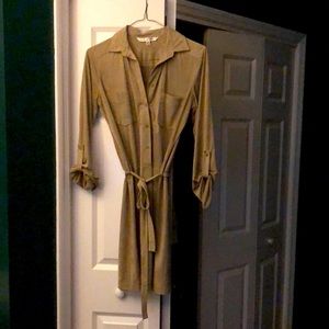 Max Studio faux suede dress